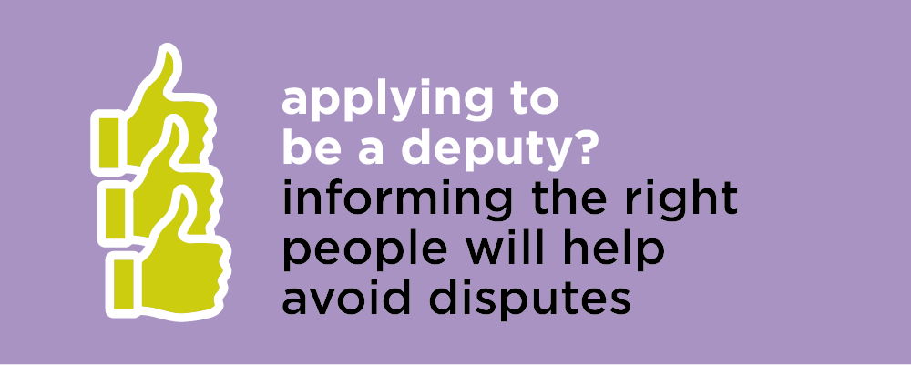 Deputyship applications: The notification process 