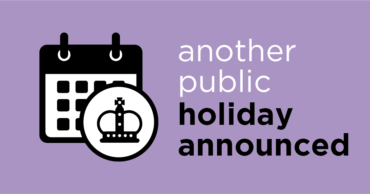2023 public holiday announced