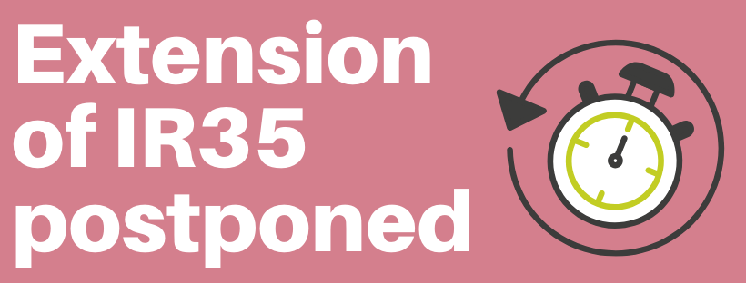 Extension of IR35 postponed