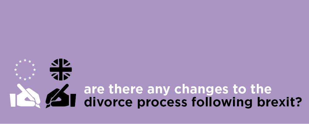 Changes to the divorce process following Brexit