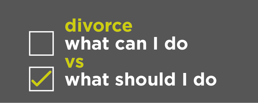 Divorce - in a way that suits you