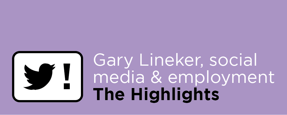 Gary Lineker, social media & employment - The Highlights