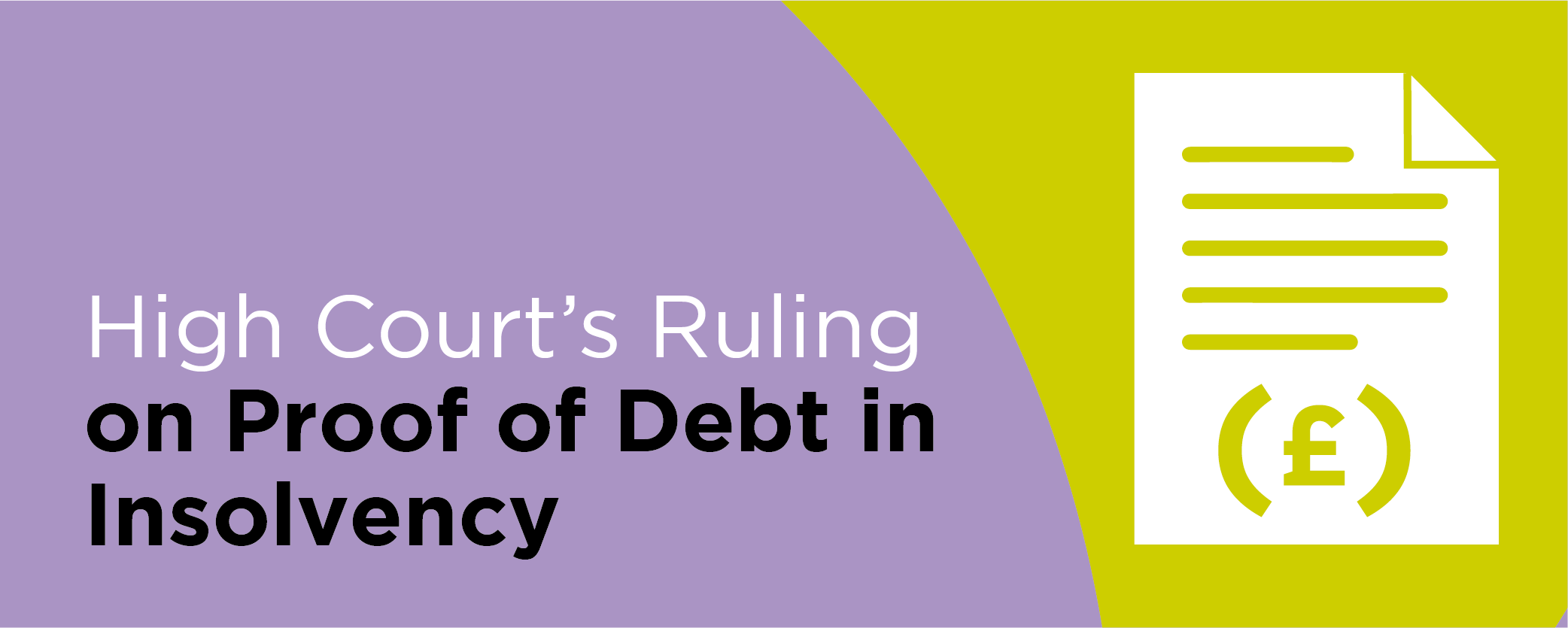 High Courts Ruling on Proof of Debt in Insolvency