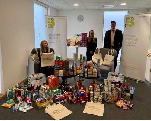 Essex law firm delivers to local food banks