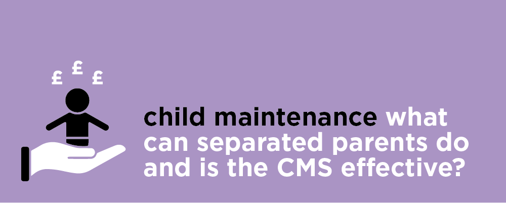Child maintenance - what can separated parents do