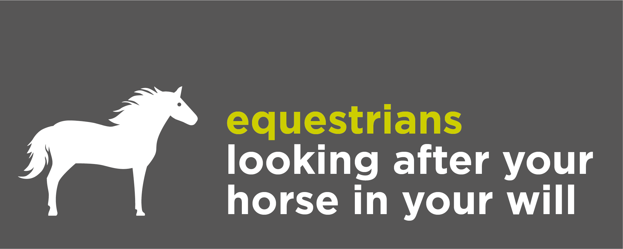 Equestrians - looking after your horse in your will