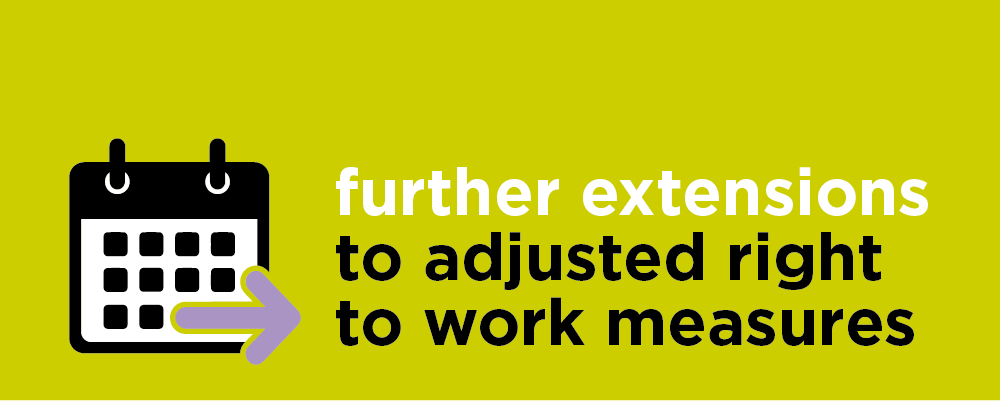 Further extensions to adjusted right to work measures