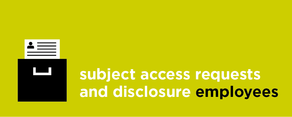 Subject access requests for employees
