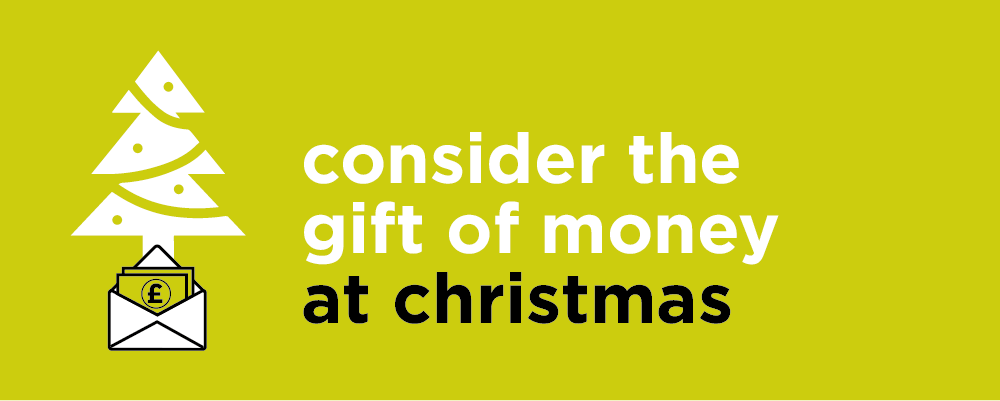 The gift of money at Christmas