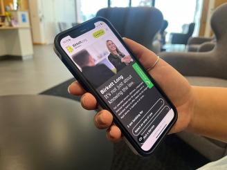 New Birkett Long website on phone