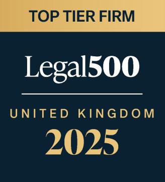 Legal 500 Top Tier Firm 2025